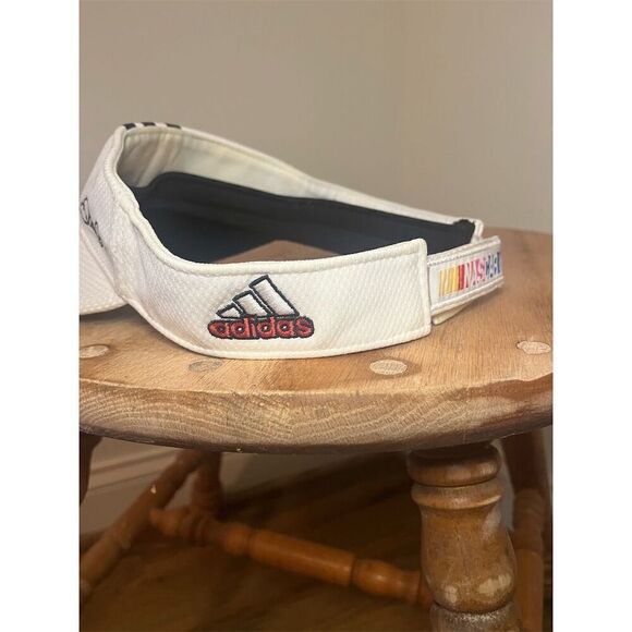 Adidas Dale Earnhardt Jr. 88 NASCAR White Visor Unisex Adult - Picture 3 of 8